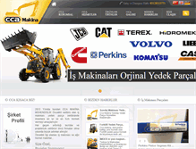 Tablet Screenshot of ccamakina.com